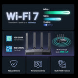Flint 3 Tri-band Wi-Fi 7 Home Router (GL-BE9300)